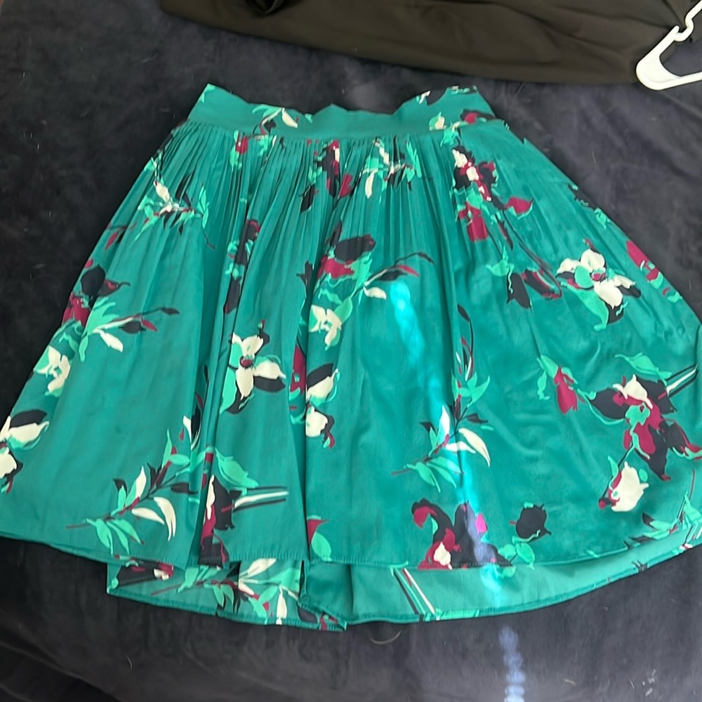 Knee length floral skirt